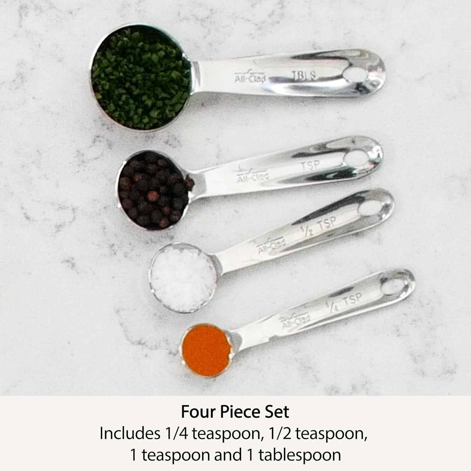 image:imageAllClad 59918 Stainless Steel Measuring Spoon Set