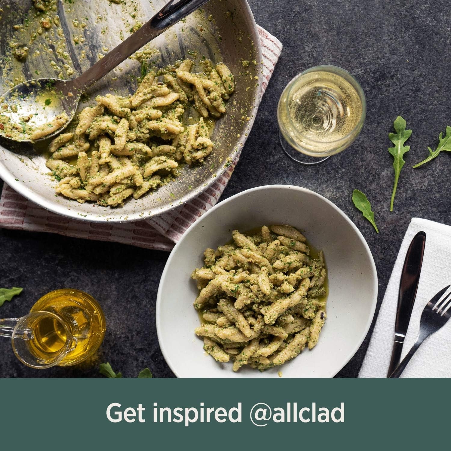 image:imageAllClad BD005707R D5 Brushed 1810 Stainless Steel 5Ply Bonded Dishwasher Safe Cookware Set 7Piece Silver7piece set