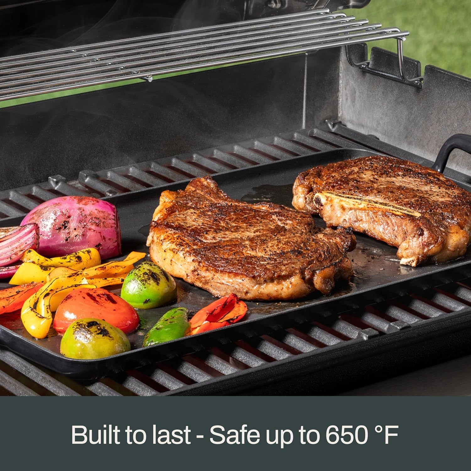 image:imageAllClad Cast Iron Skillet 12 Enameled Cast Iron Pan with Lid Enamel Coating Grill Oven Safe up to 650F amp Compatible with All Stovetops Gas Electric amp Induction EasyClean Frying Pan Black6 Quart