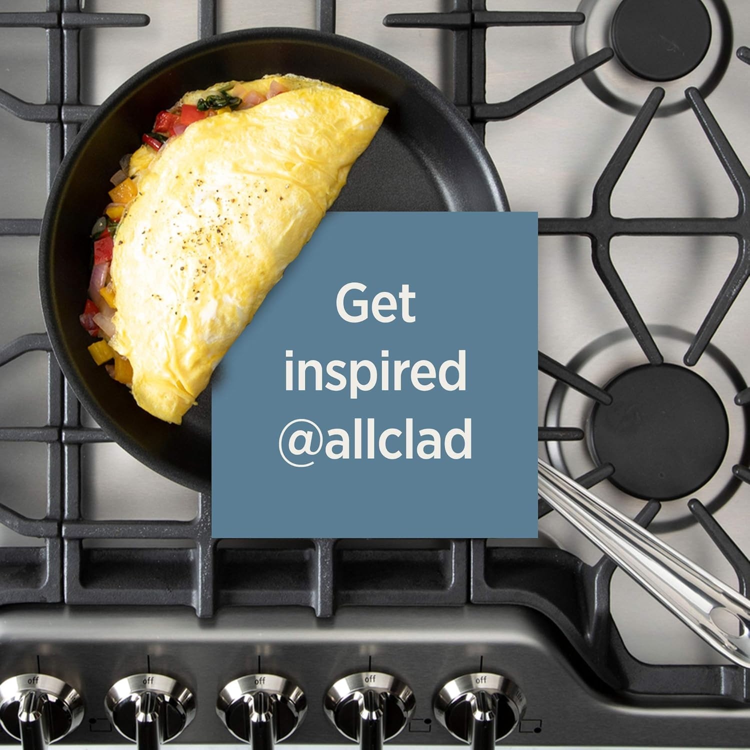image:imageAllClad D3 11 Inch Stainless Steel Pro Non Stick Frying pan 3Ply Stainless Steel Pan Induction Oven Broiler Safe 500F Pancake Egg Pan Skillet Professional Cookware SilverFry Pan