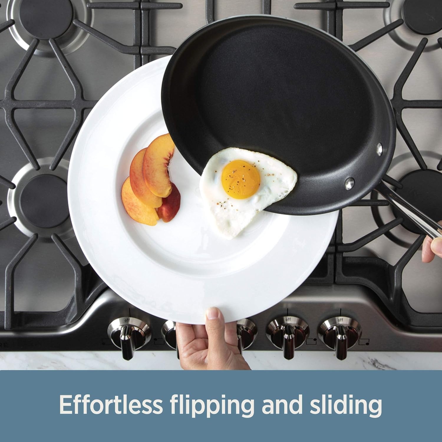 image:imageAllClad D3 11 Inch Stainless Steel Pro Non Stick Frying pan 3Ply Stainless Steel Pan Induction Oven Broiler Safe 500F Pancake Egg Pan Skillet Professional Cookware SilverFry Pan