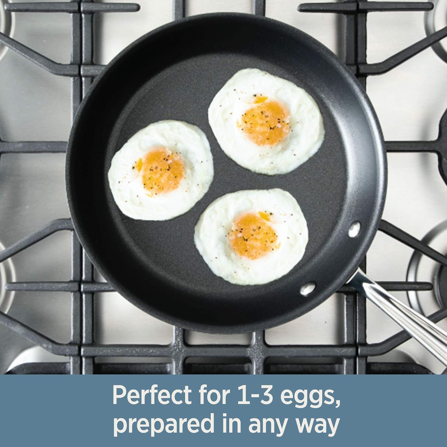 image:imageAllClad D3 11 Inch Stainless Steel Pro Non Stick Frying pan 3Ply Stainless Steel Pan Induction Oven Broiler Safe 500F Pancake Egg Pan Skillet Professional Cookware SilverFry Pan