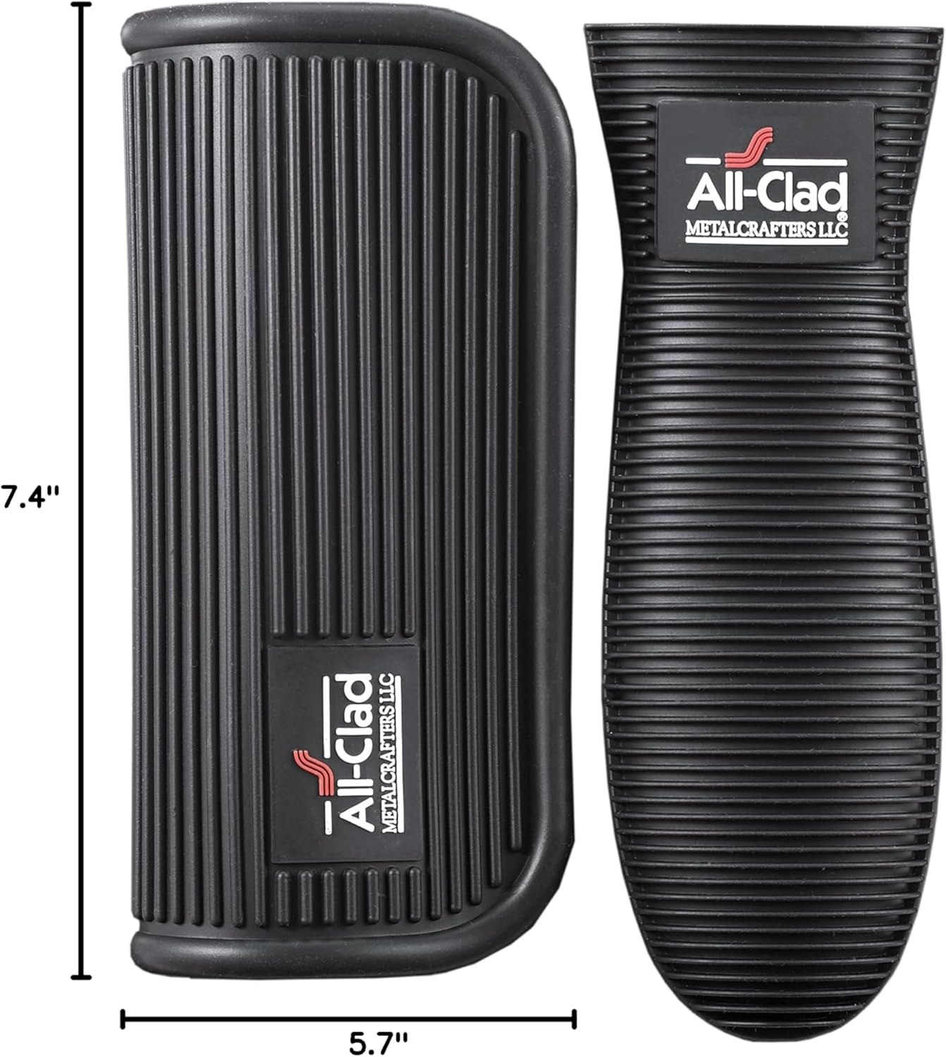 image:imageAllClad D3 3Ply Stainless Steel Cookware Set 7 Piece Induction Oven Broiler Safe 600F Pots and Pans Cookware SilverBlack