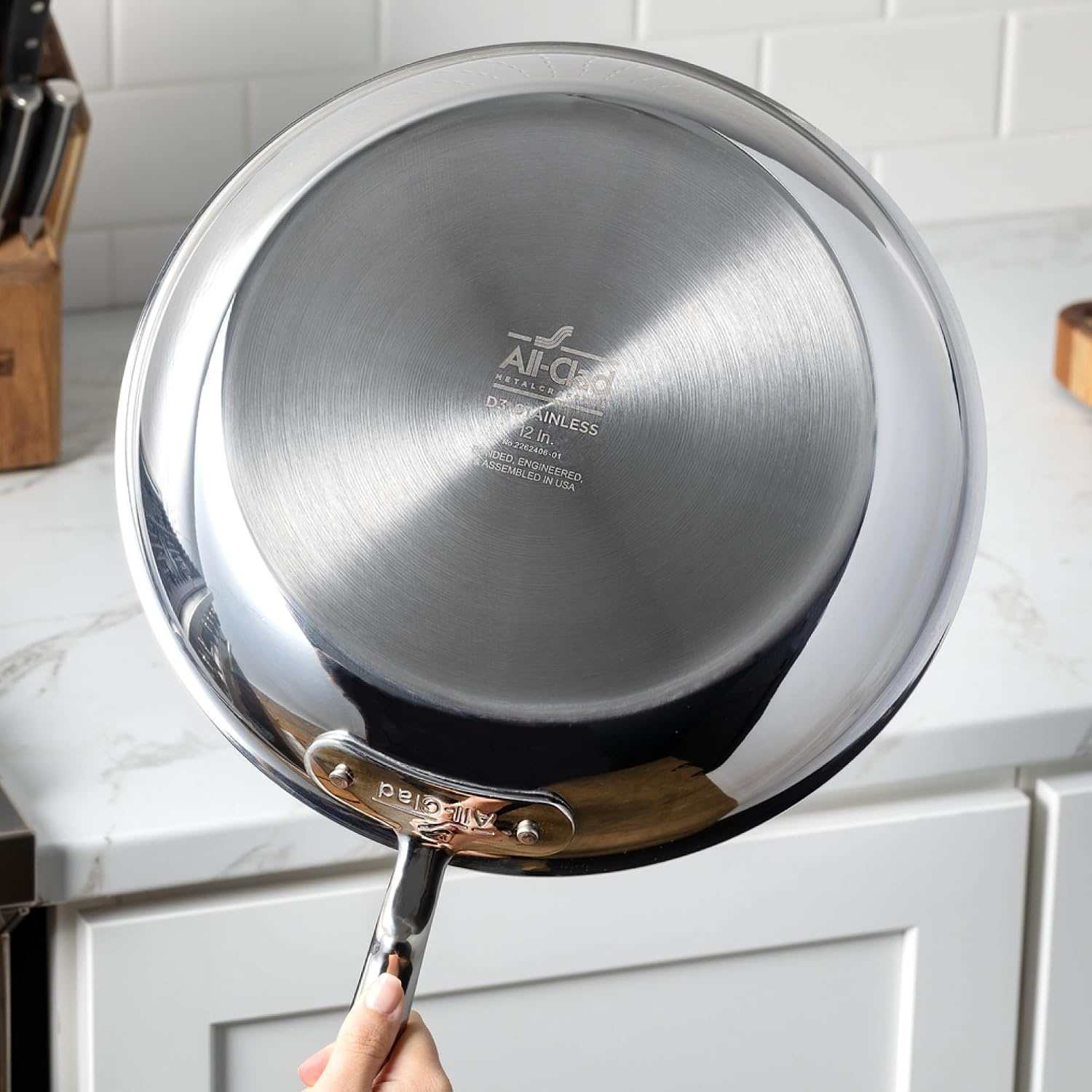image:imageAllClad D3 Stainless Steel 2 Quart Sauce Pan With Lid Made in the USA The Original Bonded Professional Cookware Oven Safe amp Induction Compatible11 Quarts