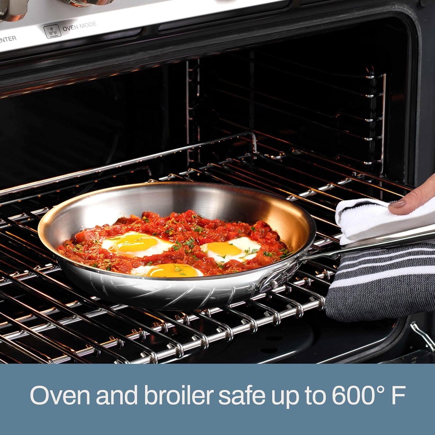 image:imageAllClad D3 Stainless Steel 8 inch Frying Pan Made in the USA The Original Bonded Professional Cookware Oven Safe amp Induction Compatible10 Stainless Steel Frying pan