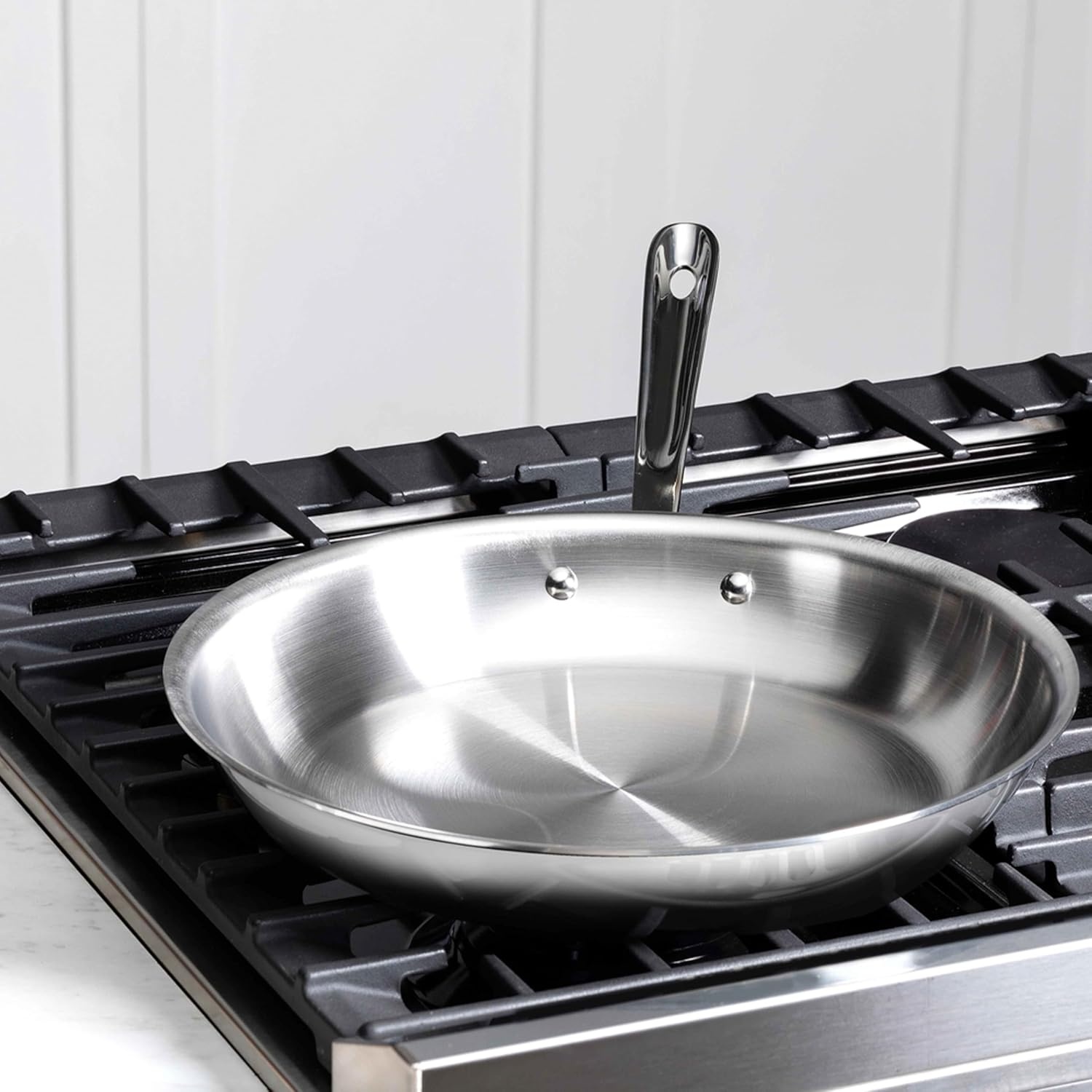 image:imageAllClad D3 Stainless Steel 8 inch Frying Pan Made in the USA The Original Bonded Professional Cookware Oven Safe amp Induction Compatible12 Stainless Steel Frying pan