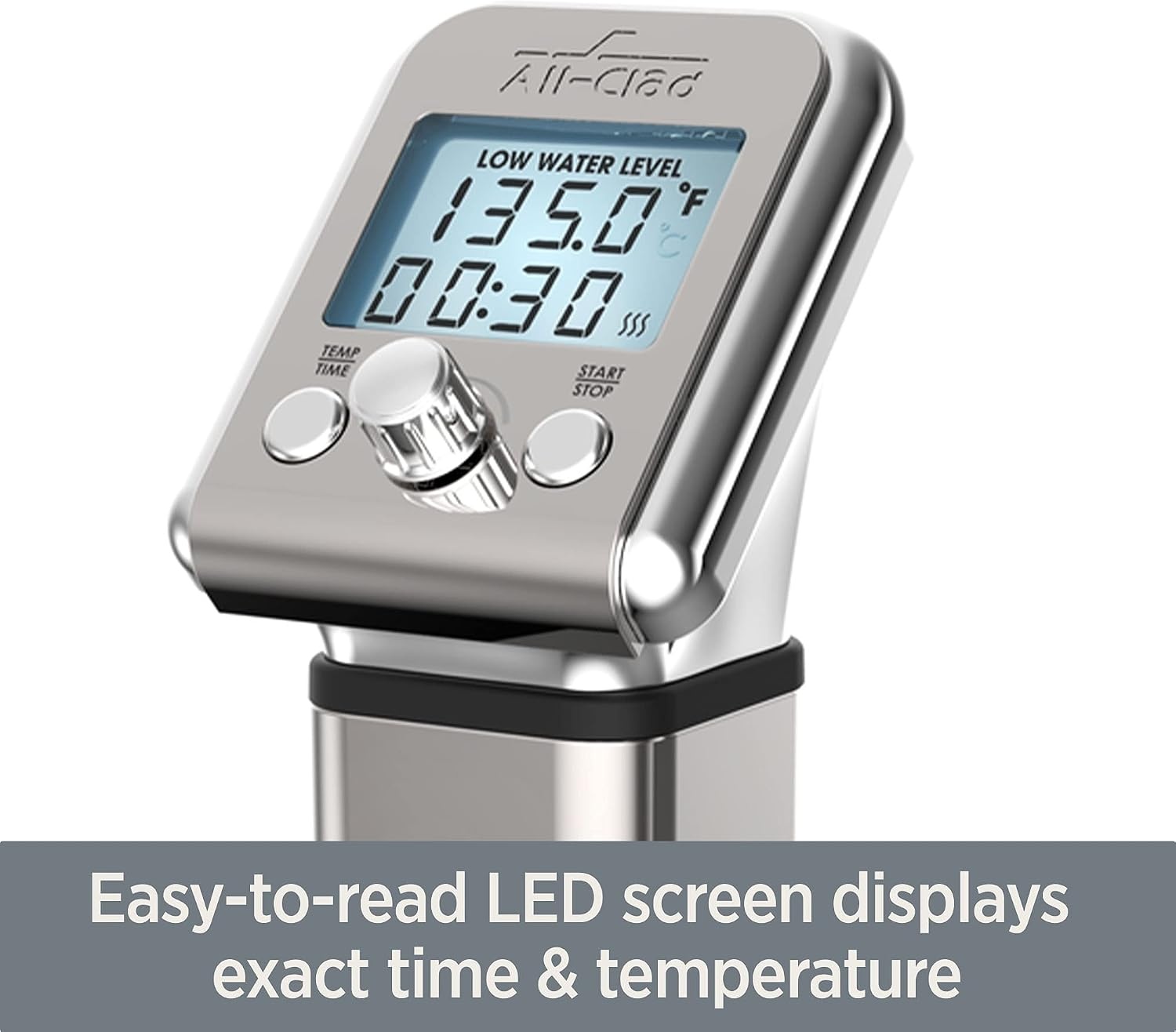 image:imageAllClad EH800D51 Sous Vide Professional Immersion Circulator Slow Cooker with Digital Display for Precise Cooking Results Silver