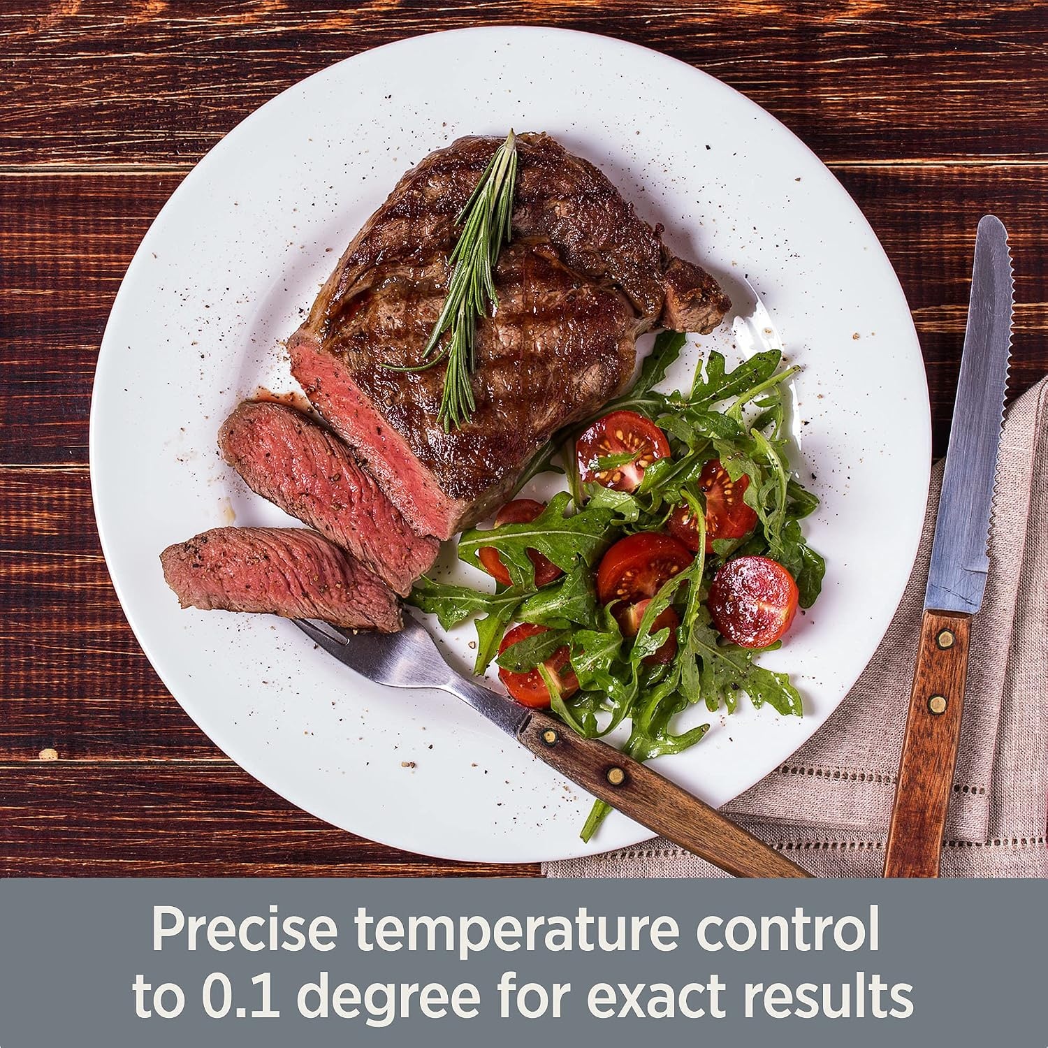 image:imageAllClad EH800D51 Sous Vide Professional Immersion Circulator Slow Cooker with Digital Display for Precise Cooking Results Silver