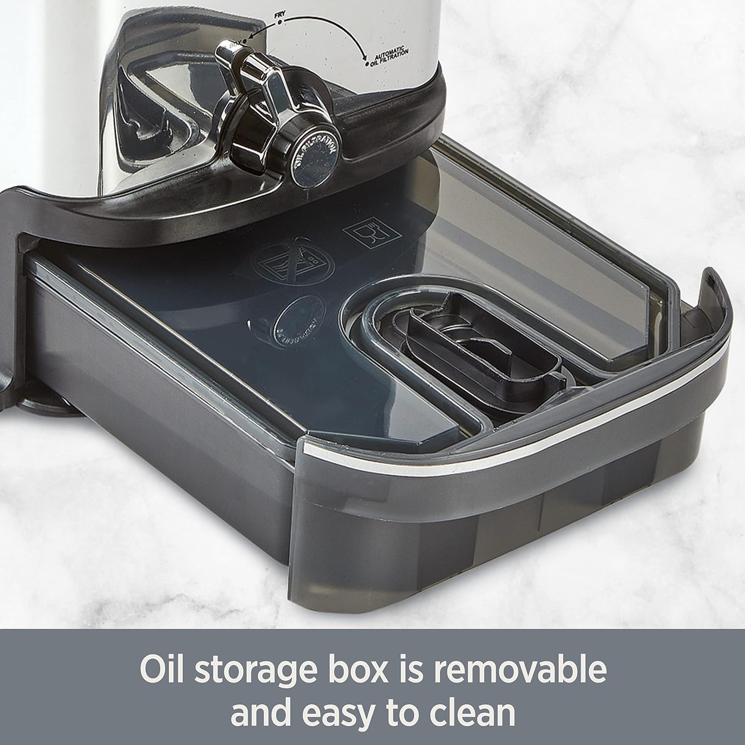 image:imageAllClad Electric Deep Fryer with Basket and Lid Stainless Steel Deep Fryer for Home Use 1700W Dishwasher Safe