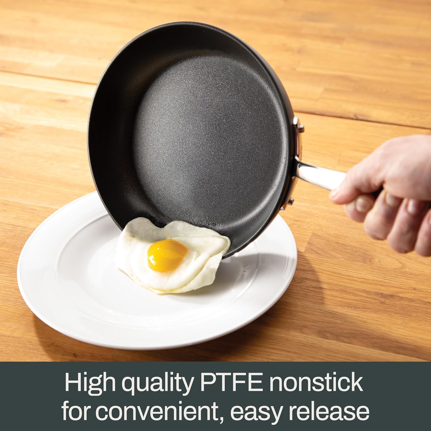 image:imageAllClad Essentials Hard Anodized Nonstick Cookware Set 10 Piece Oven Safe 350F Pots and Pans Black10Piece Set
