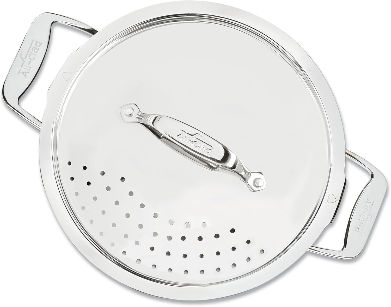 image:imageAllClad Essentials Hard Anodized Nonstick MultiPot 7 Quart Oven Broiler Safe 500F Strainer Pasta Strainer with Handle Pots and Pans Black6quart Induction