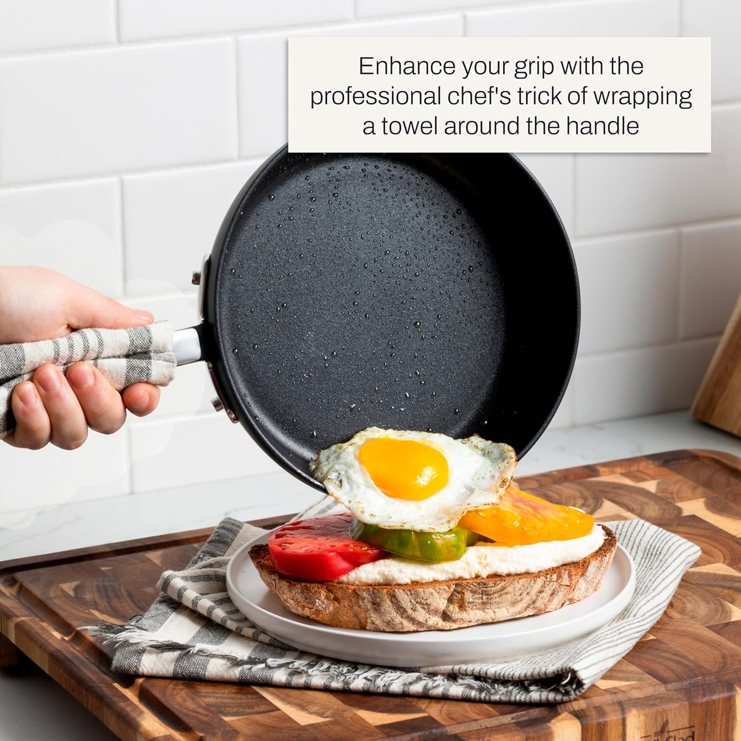 image:imageAllClad HA1 Hard Anodized Non Stick Fry Pan Set 2 Piece 8 10 Inch Induction Oven Broiler Safe 500F Pots and Pans Set Kitchen Frying Pans Skillets Premium Cookware Home Dishwasher Safe Black2 Piece Set