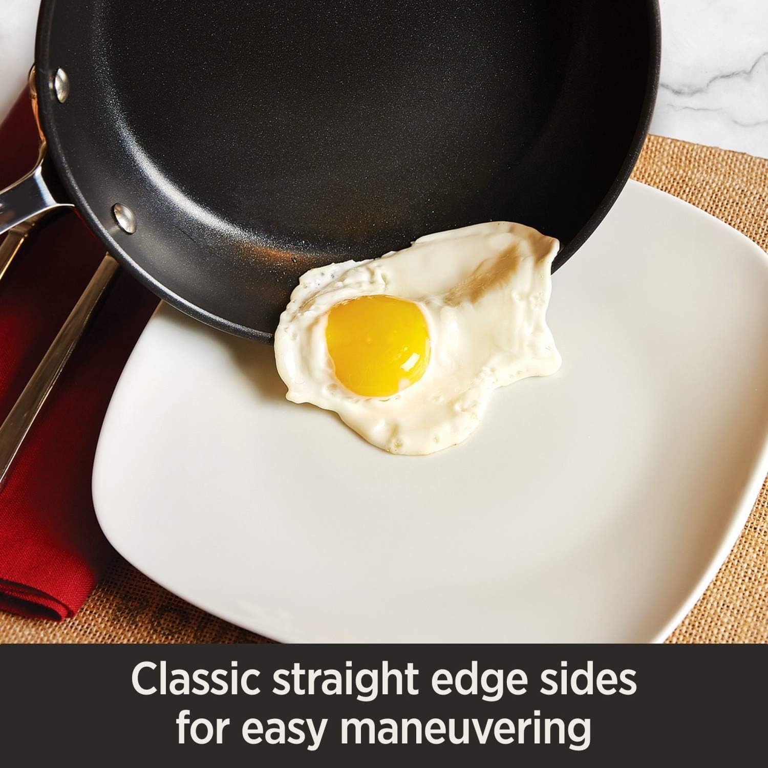 image:imageAllClad HA1 Hard Anodized Nonstick Stockpot 8 Quart Induction Oven Broiler Safe 500F Lid Safe 350F Pots and Pans Cookware BlackBlack