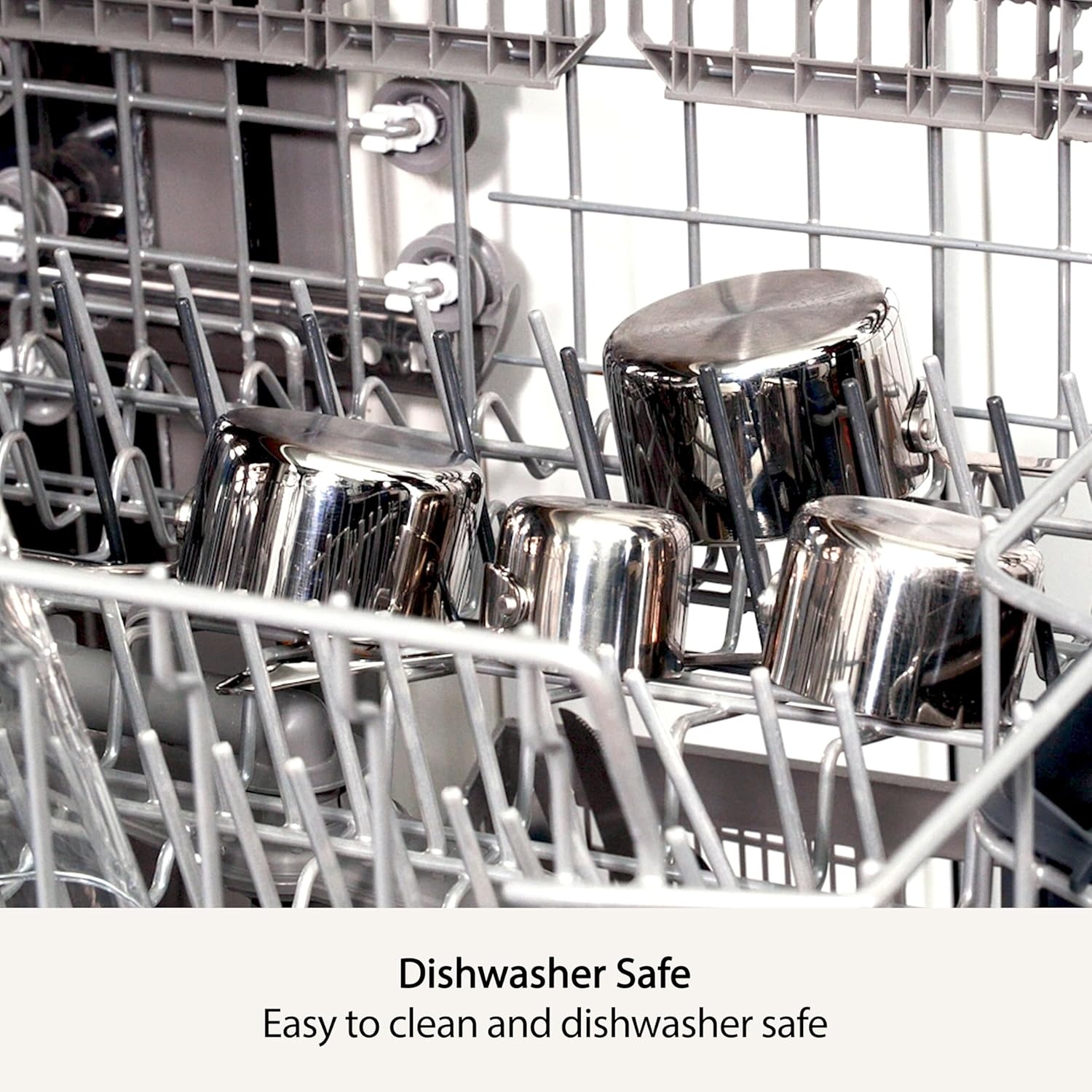 image:imageAllClad Kitchen Accessories Stainless Steel Measuring Cup Set 5 Piece Cookware Pots and Pans Dishwasher Safe Silver5piece