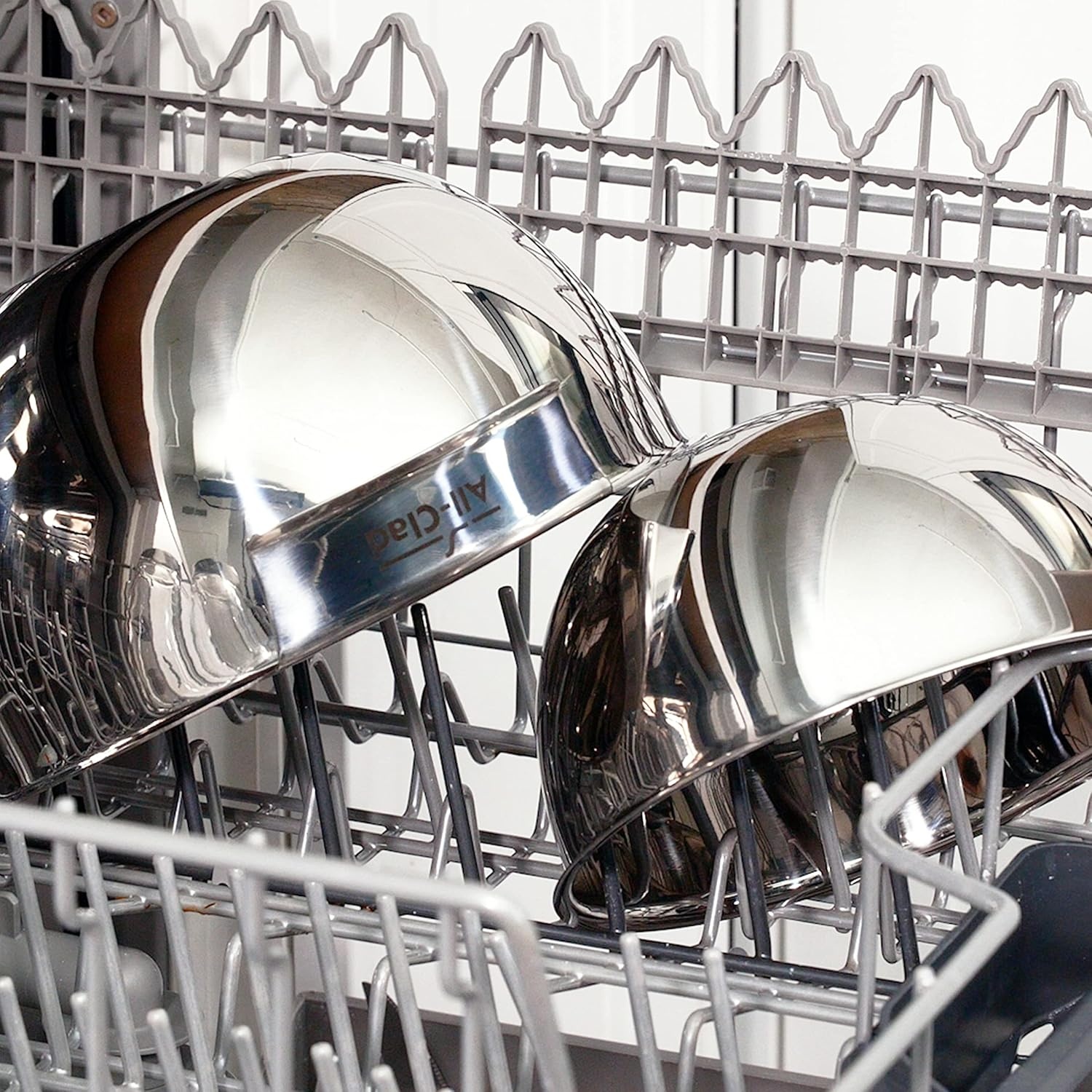 image:imageAllClad Kitchen Accessories Stainless Steel Mixing Bowls Set 15 3 5 Quart Metal Mixing Bowls Silver3Piece