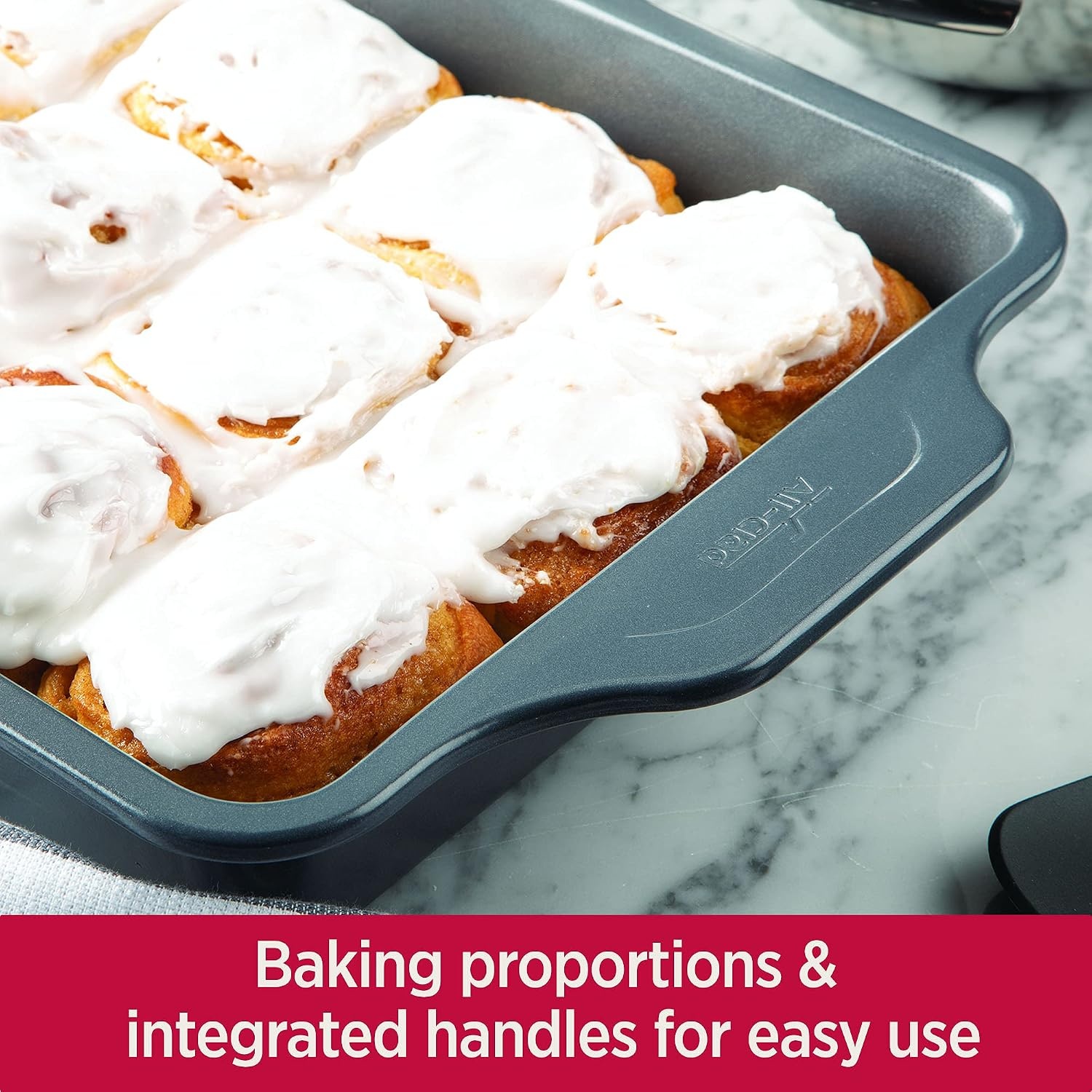 image:imageAllClad ProRelease Nonstick 9x13 Inch Oven Safe 450F Half Sheet Cookie Sheet Muffin Pan Cooling amp Baking Rack Round amp Loaf Cake Pans Grey