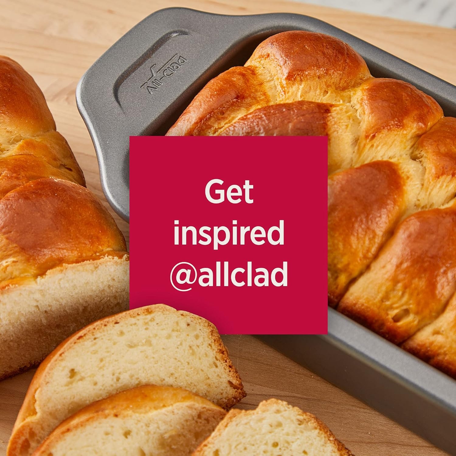 image:imageAllClad ProRelease Nonstick Bakeware Loaf Pan 8x4 Inch Oven Safe 450F Half Sheet Cookie Sheet Muffin Pan Cooling amp Baking Rack Round Cake Pan Loaf Pan Baking Pan Grey8 x 4 inch