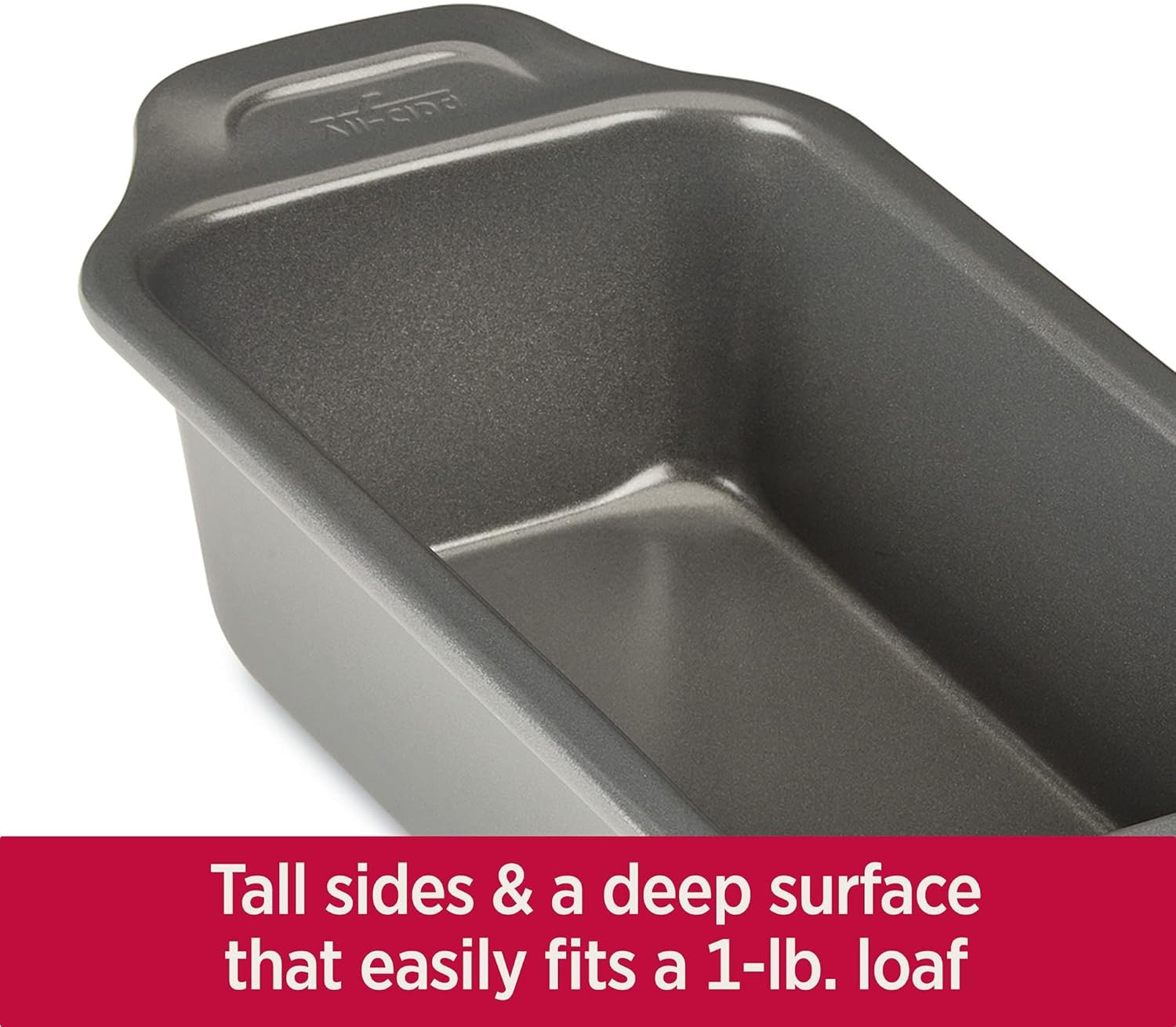 image:imageAllClad ProRelease Nonstick Bakeware Loaf Pan 8x4 Inch Oven Safe 450F Half Sheet Cookie Sheet Muffin Pan Cooling amp Baking Rack Round Cake Pan Loaf Pan Baking Pan Grey8 x 4 inch
