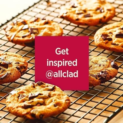 image:imageAllClad ProRelease Nonstick Bakeware Set 3 Piece Oven Safe 450F Half Sheet Cookie Sheet Muffin Pan Cooling amp Baking Rack Round Cake Pan Loaf Pan Baking Pan Grey5 piece