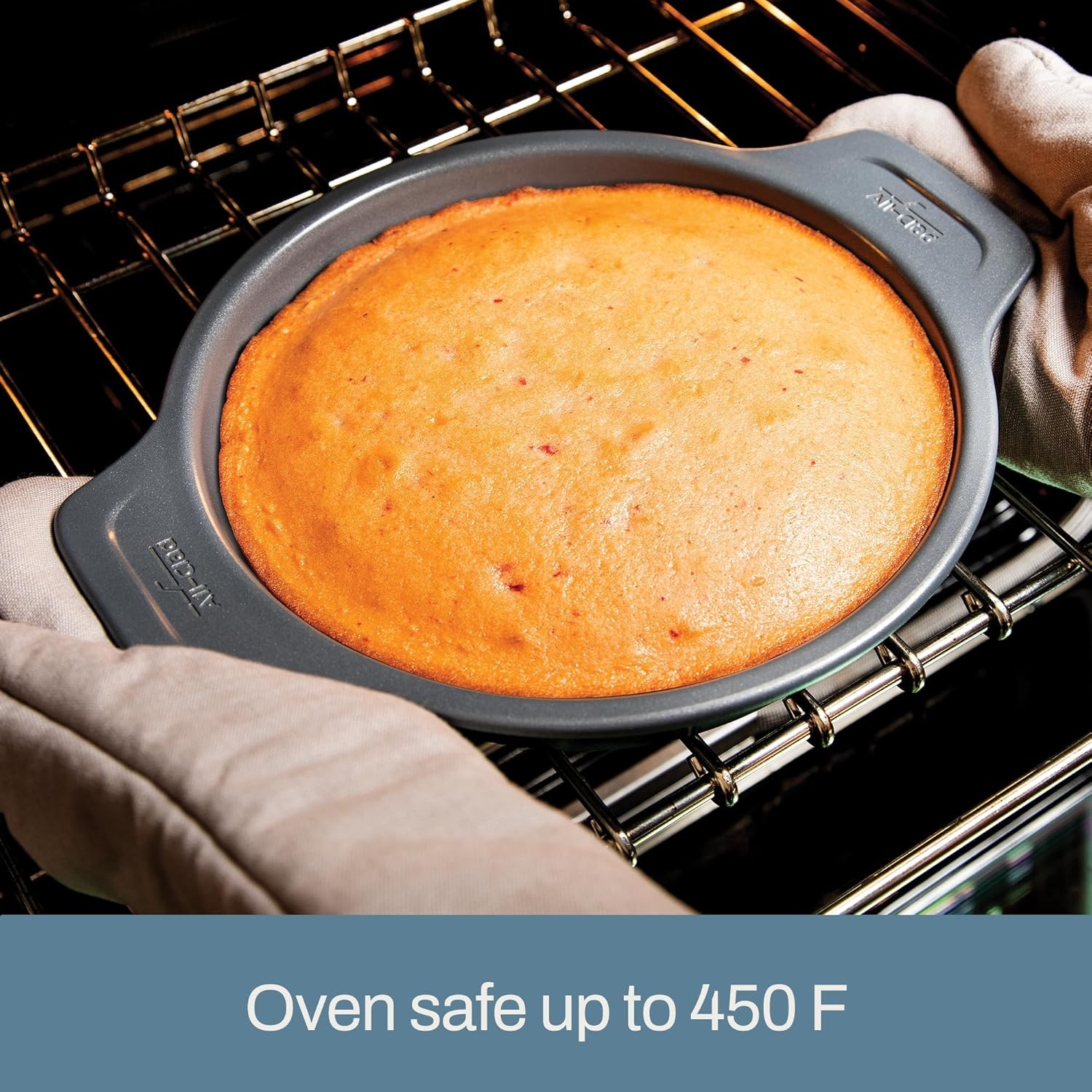 image:imageAllClad ProRelease Nonstick Square Baking Pan 8x8 Inch Oven Safe 450F Half Sheet Cookie Sheet Muffin Pan Cooling amp Baking Rack Round Cake Pan Loaf Pan Baking Pan Grey8 X 8 inch