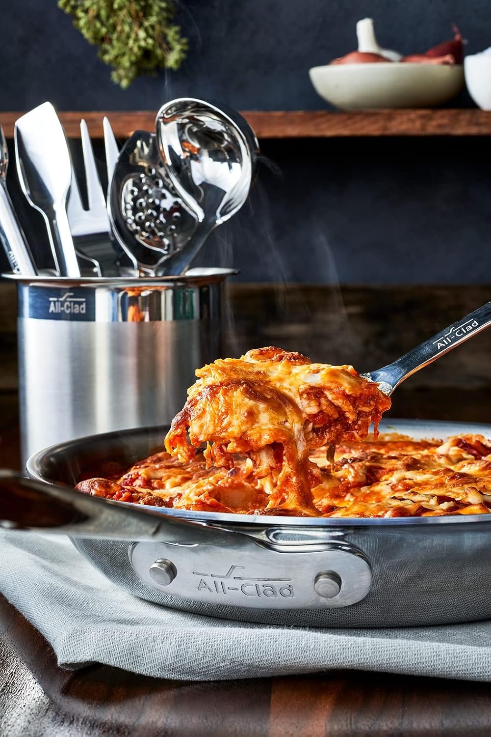 image:imageAllClad Specialty Stainless Steel Kitchen Gadgets Pie Server Kitchen Tools Kitchen Hacks Silver10 inch