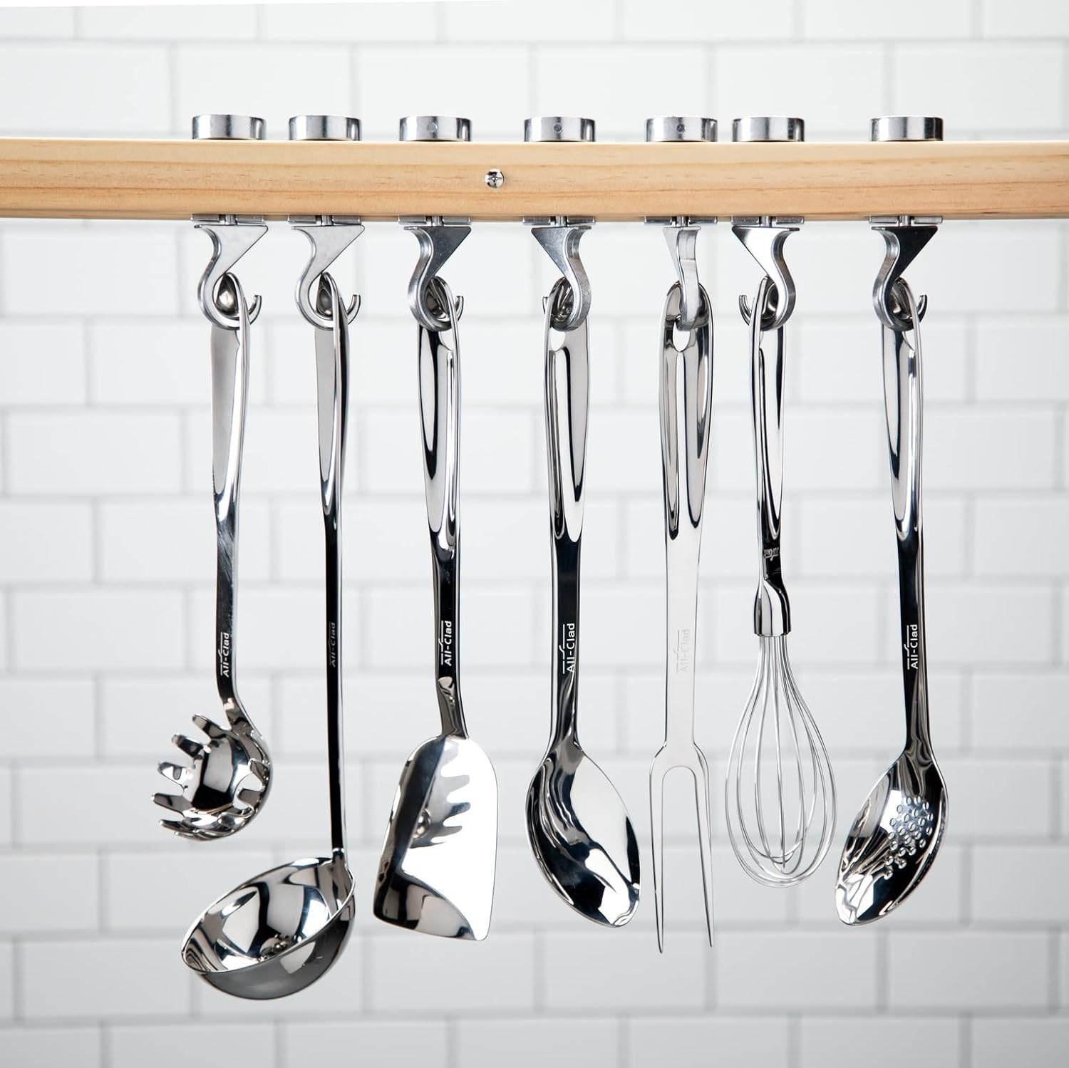 image:imageAllClad Specialty Stainless Steel Kitchen Gadgets Slotted Spoon Kitchen Tools Kitchen Hacks Silver