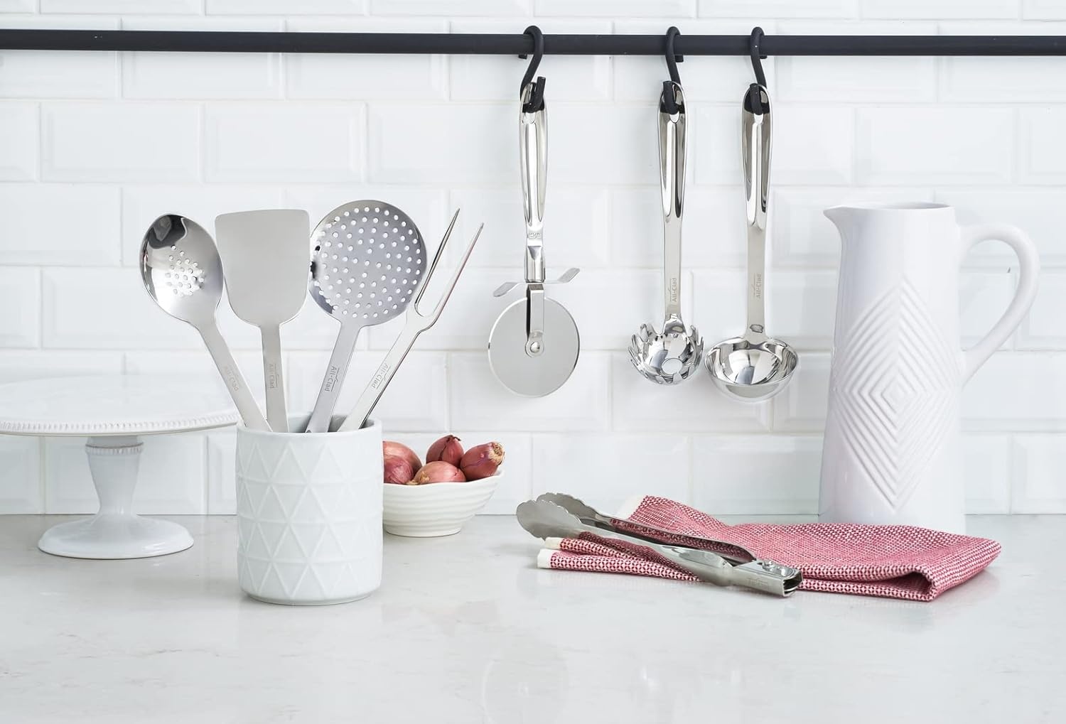 image:imageAllClad Specialty Stainless Steel Kitchen Gadgets Slotted Spoon Kitchen Tools Kitchen Hacks SilverSilver