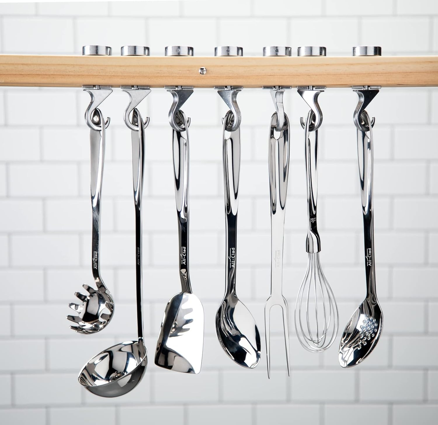 image:imageAllClad Specialty Stainless Steel Kitchen Gadgets Slotted Turner Kitchen Tools Kitchen Hacks Silver6 Pack