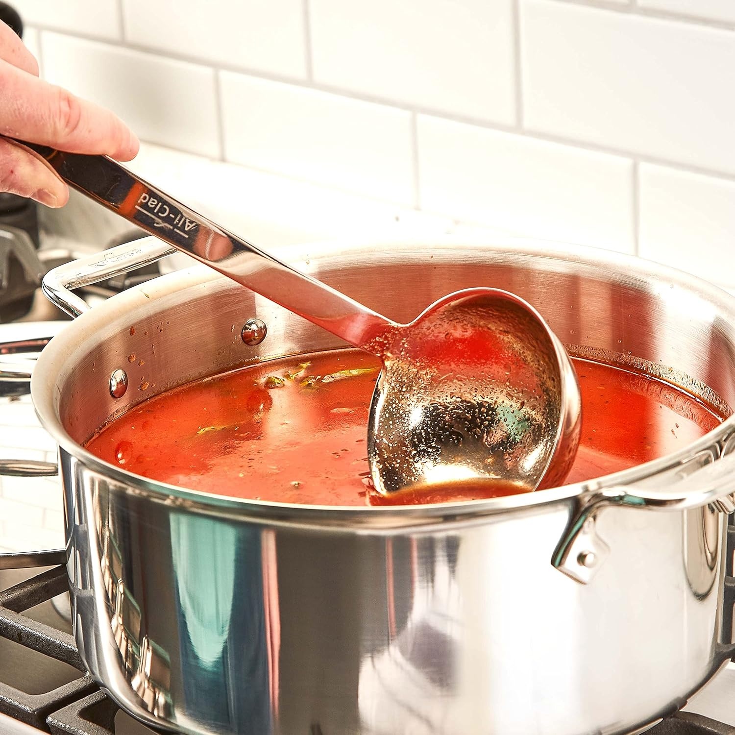 image:imageAllClad Specialty Stainless Steel Kitchen Gadgets Soup Ladle Kitchen Tools Kitchen Hacks Silver