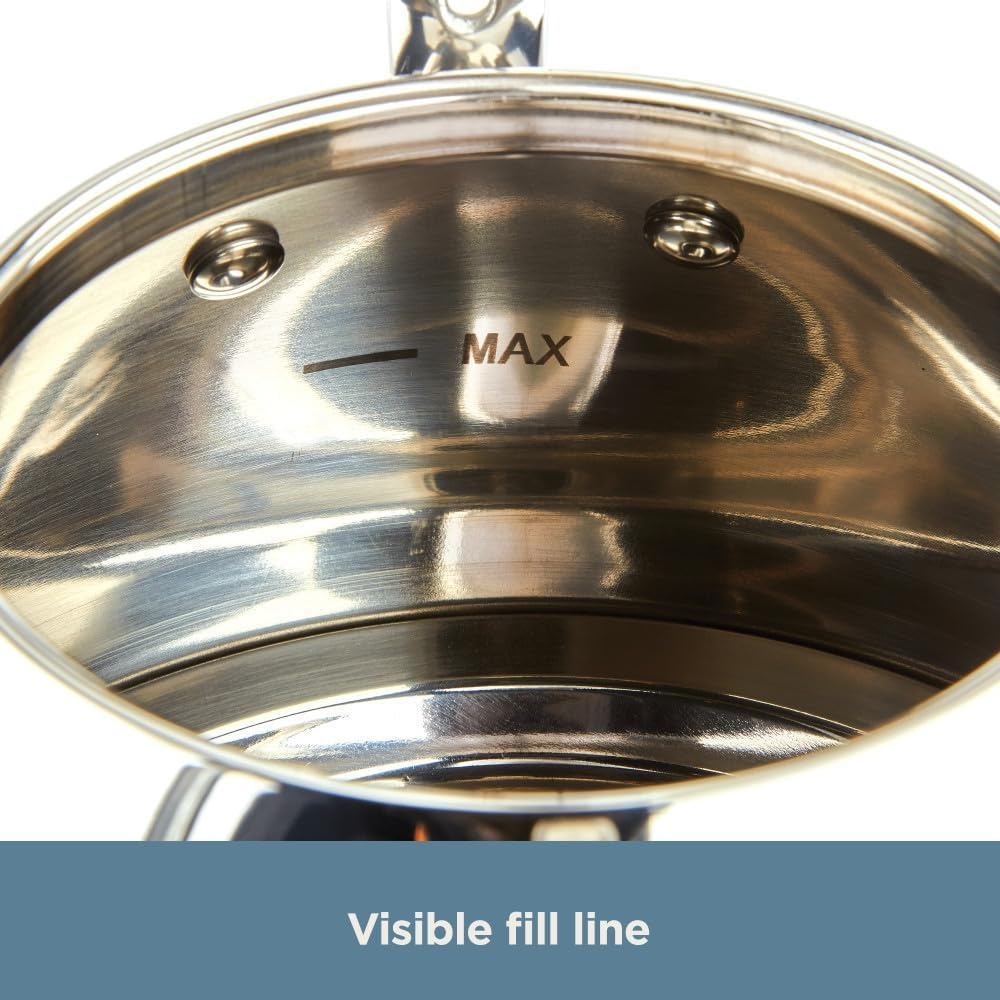 image:imageAllClad Specialty Stainless Steel Tea Kettle 2 Quart Induction Pots and Pans Cookware SilverKettle