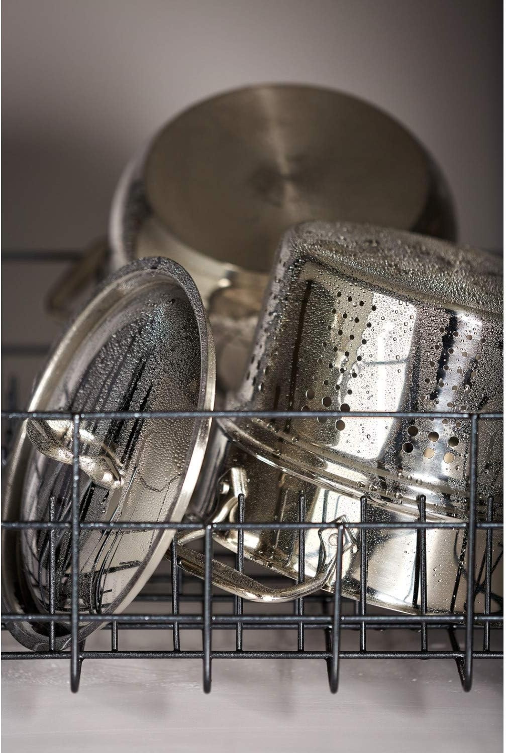 image:imageAllClad Specialty Stainless Steel Universal Steamer for Cooking 3 Quart Food Steamer Steamer Basket Silver3 quart Pack of 2
