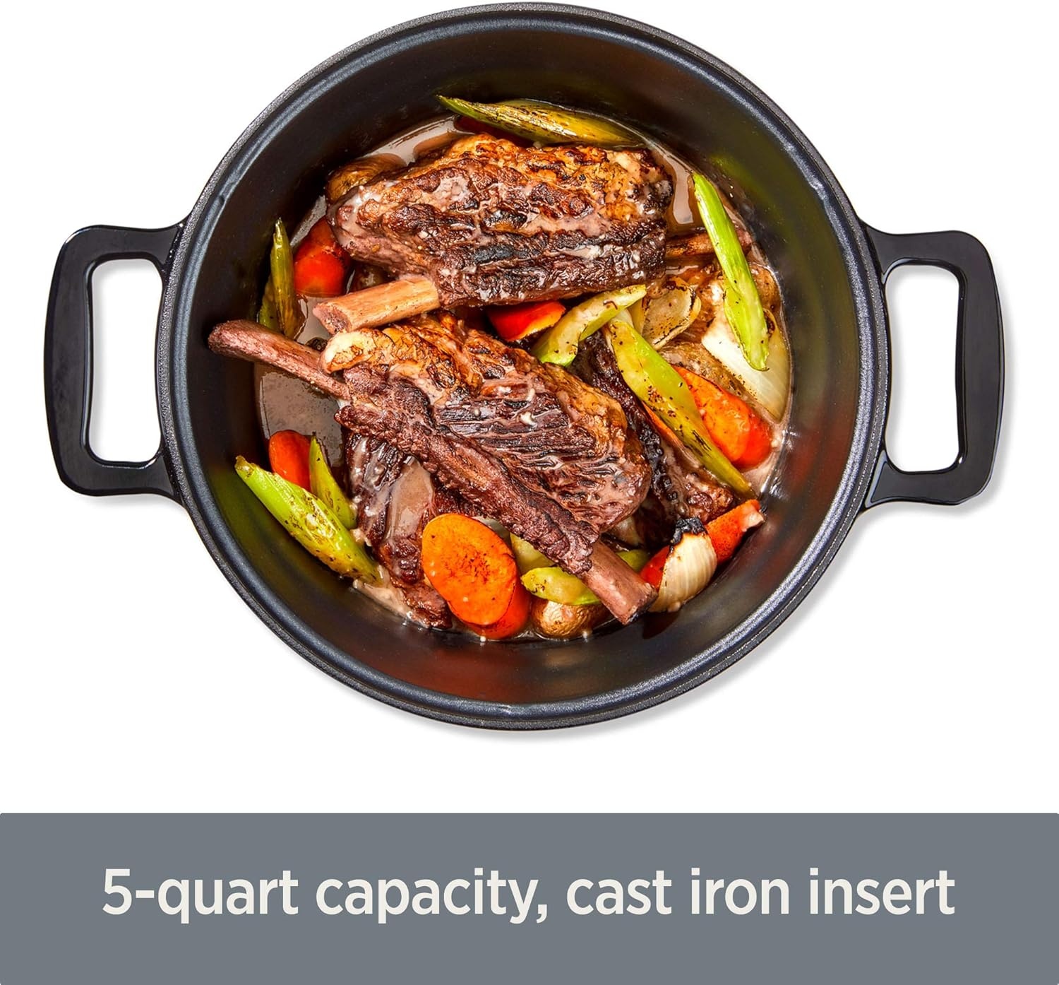 image:imageAllClad Stainless Steel Electric Slow Cooker 7Quart Programmable LCD Timer Aluminum Insert Slow Cookers Small Kitchen Appliances SilverSilver