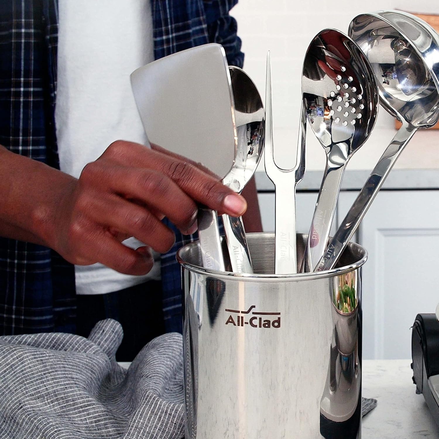 image:imageAllClad T103 Stainless Steel 135Inch Fork Kitchen Tool SilverStainless Steel