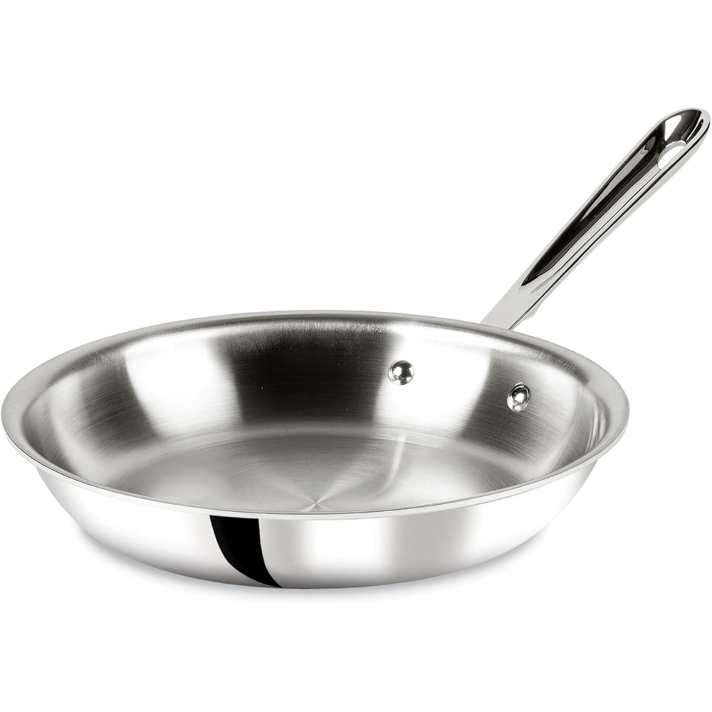 image:imageAllClad D3 Stainless Steel 8 inch Frying Pan Made in the USA The Original Bonded Professional Cookware Oven Safe amp Induction Compatible10 Stainless Steel Frying pan