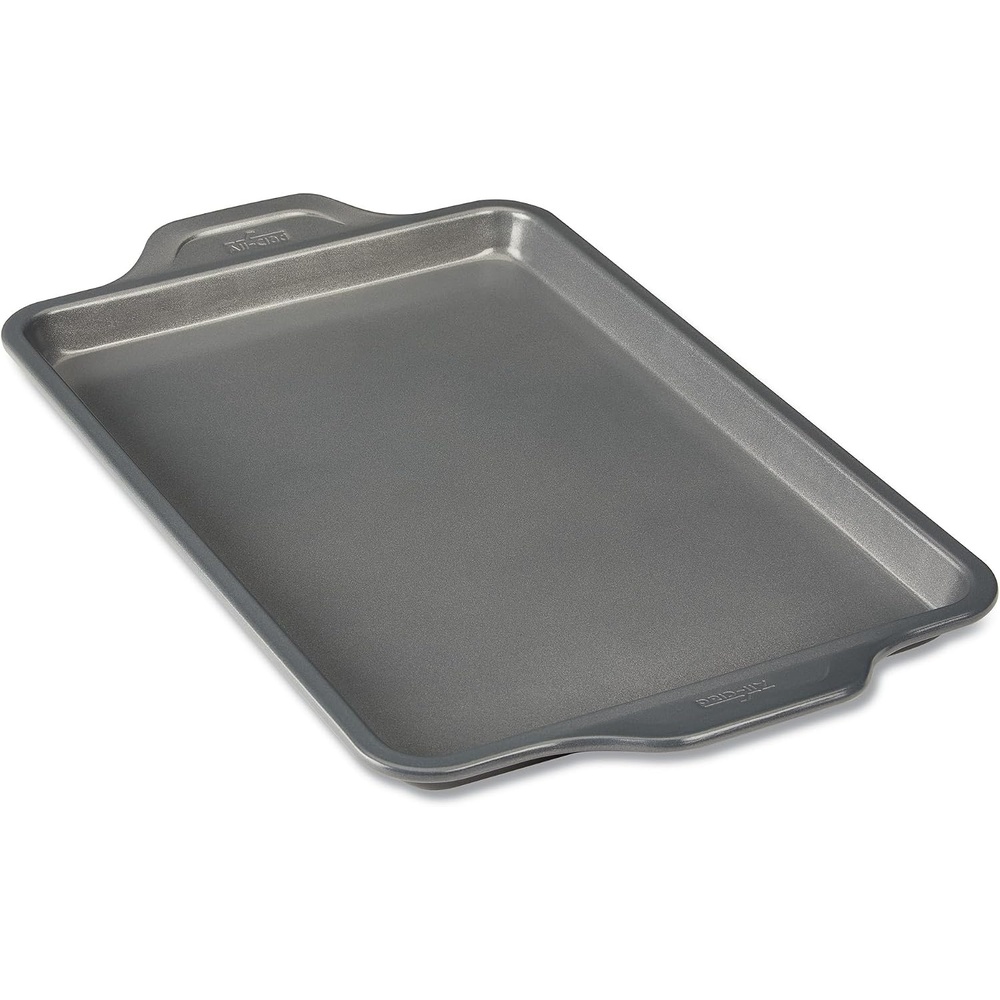 image:imageAllClad ProRelease Nonstick Bakeware Jelly Roll Pan 10x15 Inch Oven Safe 450F Half Sheet Cookie Sheet Muffin Pan Cooling amp Baking Rack Round Cake Pan Loaf Pan Baking Pan GreyGray