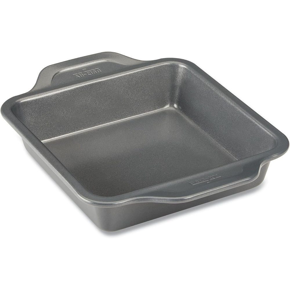 image:imageAllClad ProRelease Nonstick Square Baking Pan 8x8 Inch Oven Safe 450F Half Sheet Cookie Sheet Muffin Pan Cooling amp Baking Rack Round Cake Pan Loaf Pan Baking Pan Grey8 X 8 inch