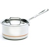 image:imageAllClad Copper Core 5Ply Stainless Steel Sauce Pan 4 Quart Induction Oven Broiler Safe 600F Pots and Pans Cookware SilverSilver
