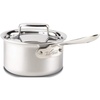 image:imageAllClad D5 5Ply Brushed Stainless Steel Sauce Pan 15 Quart Induction Oven Broiler Safe 600F Pots and Pans Cookware SilverStainless Steel