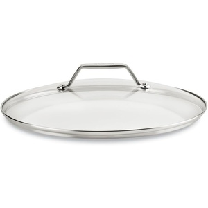 All Clad Essentials Nonstick Cookware Glass Lid, 12 inch(Stainless Steel)