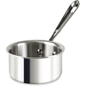 All-Clad D3® Stainless Steel 0.5 Quart Butter Warmer Saucepan- Made in the USA- The Original Bonded Professional Cookware- Oven Safe & Induction Compatible