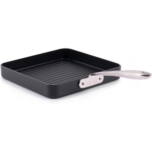 All-Clad HA1 Hard Anodized Nonstick Griddle Pan For Stovetop 13 x 20 Inch, Double Burner, Professional Cookware, Dishwasher-Friendly, Oven-Safe Up to 500°F, Black(Grill)