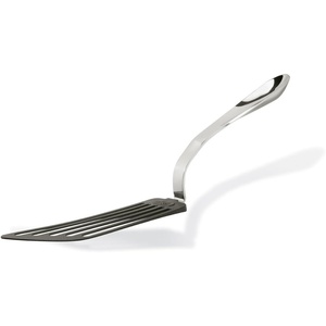 All-Clad K0401464 Stainless Steel Non-Stick Slotted Flexible Turner, 13.5-Inch, Silver