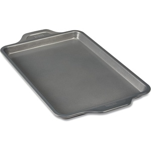 All-Clad Pro-Release Nonstick Bakeware Jelly Roll Pan 10×15 Inch Oven Safe 450F Half Sheet, Cookie Sheet, Muffin Pan, Cooling & Baking Rack, Round Cake Pan, Loaf Pan, Baking Pan Grey(Gray)