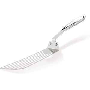 All-Clad Specialty Stainless Steel Kitchen Gadgets Slotted Turner Kitchen Tools, Kitchen Hacks Silver(6 – Pack)
