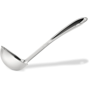 All-Clad Specialty Stainless Steel Kitchen Gadgets Soup Ladle Kitchen Tools, Kitchen Hacks Silver(Silver)
