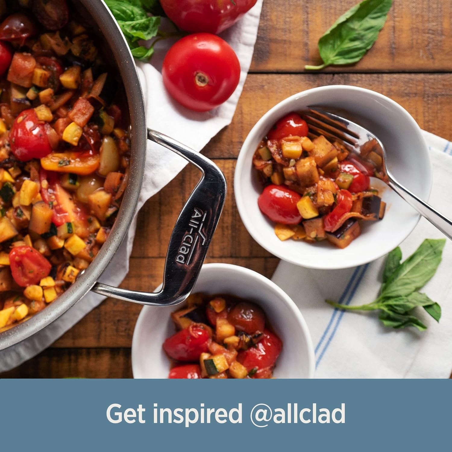 image:imageAllClad D3 3Ply Stainless Steel Nonstick Fry Pan 10 Inch Induction Oven Broiler Safe 500F Pots and Pans Cookware SilverSilver
