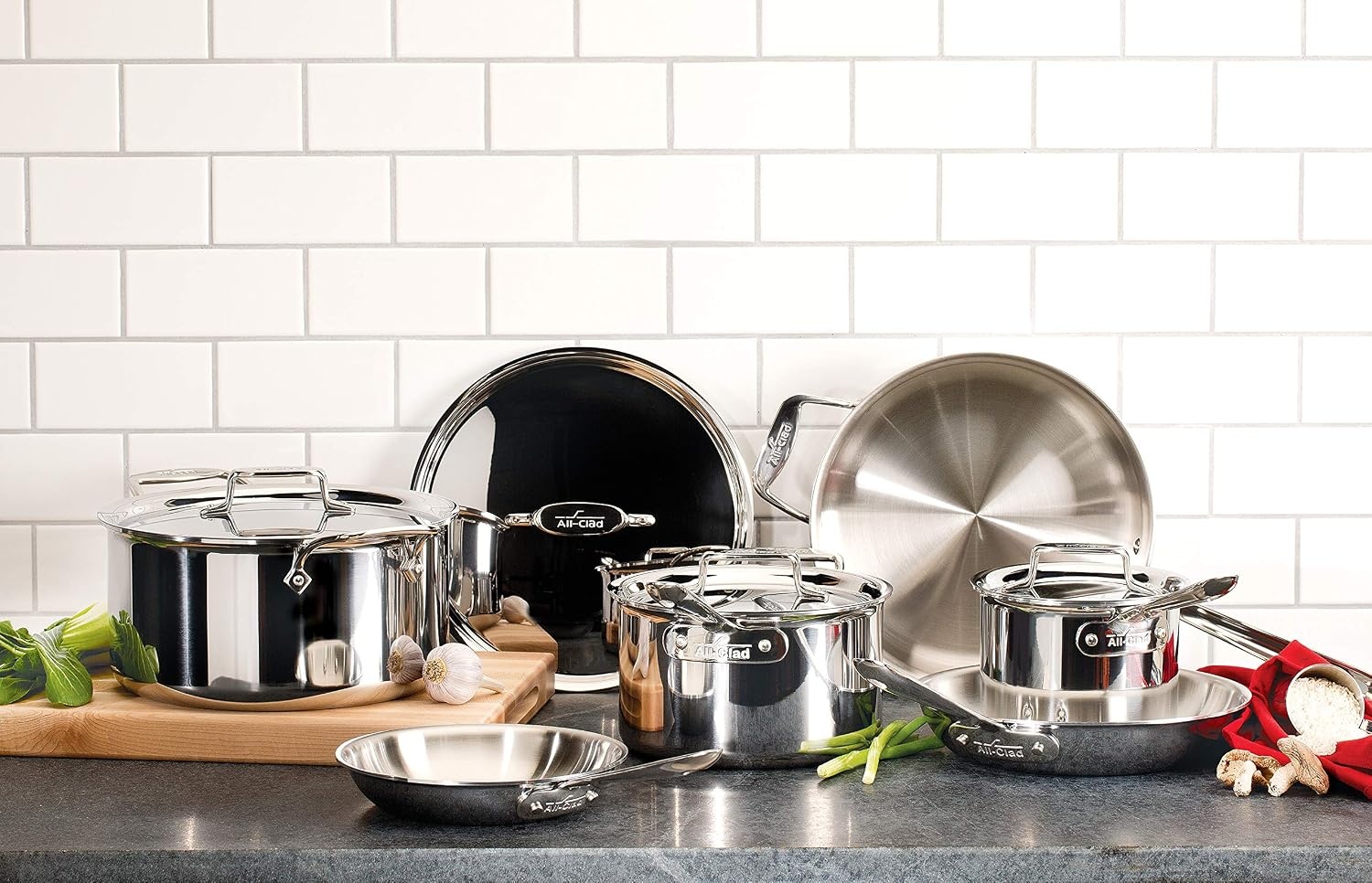 image:imageAllClad Stainless Steel Saucepan Cookware 3Quart SilverStainless