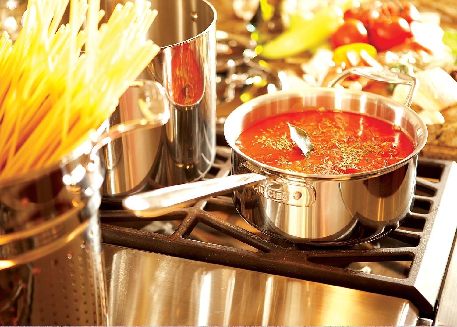 image:imageAllClad Stainless Steel Saucepan Cookware 3Quart SilverStainless
