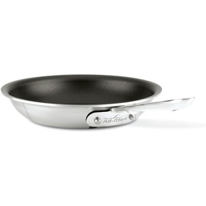 All-Clad D5 5-Ply Brushed Stainless Steel Fry Pan 12 Inch Induction Oven Broiler Safe 500F Pots and Pans, Cookware Silver(Stainless Steel)